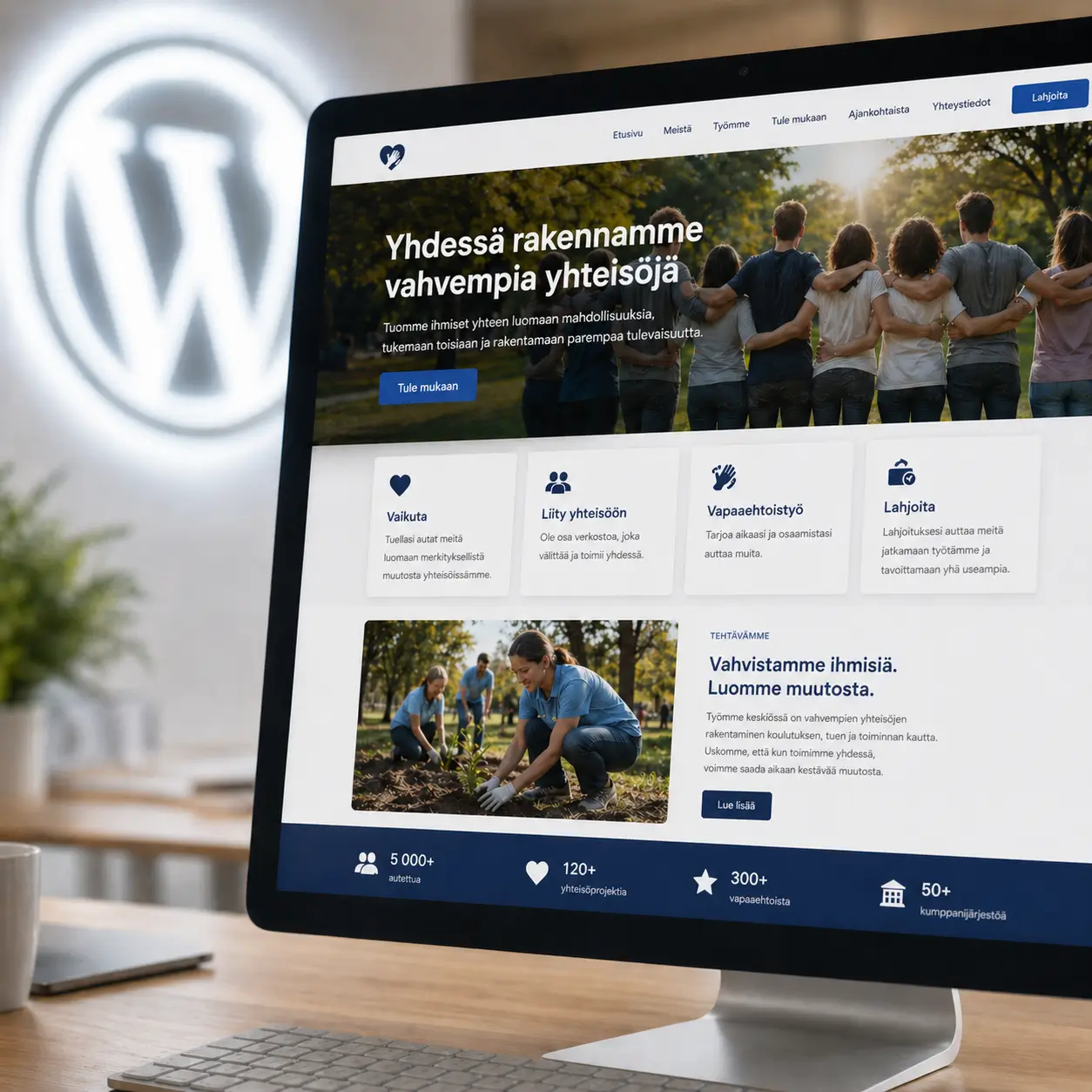 WooCommerce-hallintanäkymä